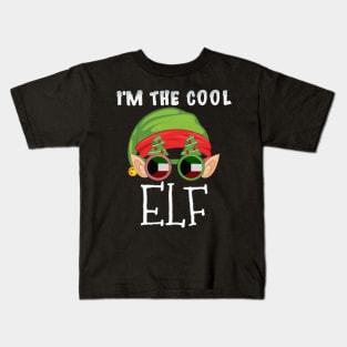 Christmas  I'm The Cool Kuwaiti Elf - Gift for Kuwaiti From Kuwait Kids T-Shirt